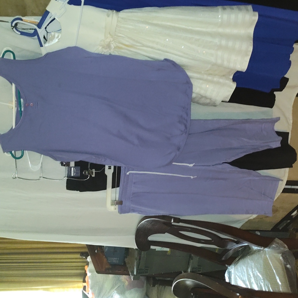 Only necessities two-piece long short set size large